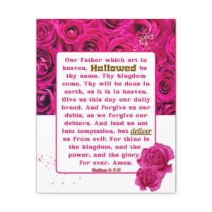 Speak Truth, Matthew 6:9-13 Canvas