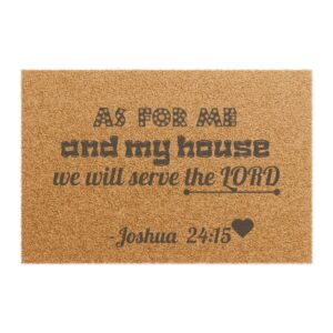 Joshua 24:15 Doormat