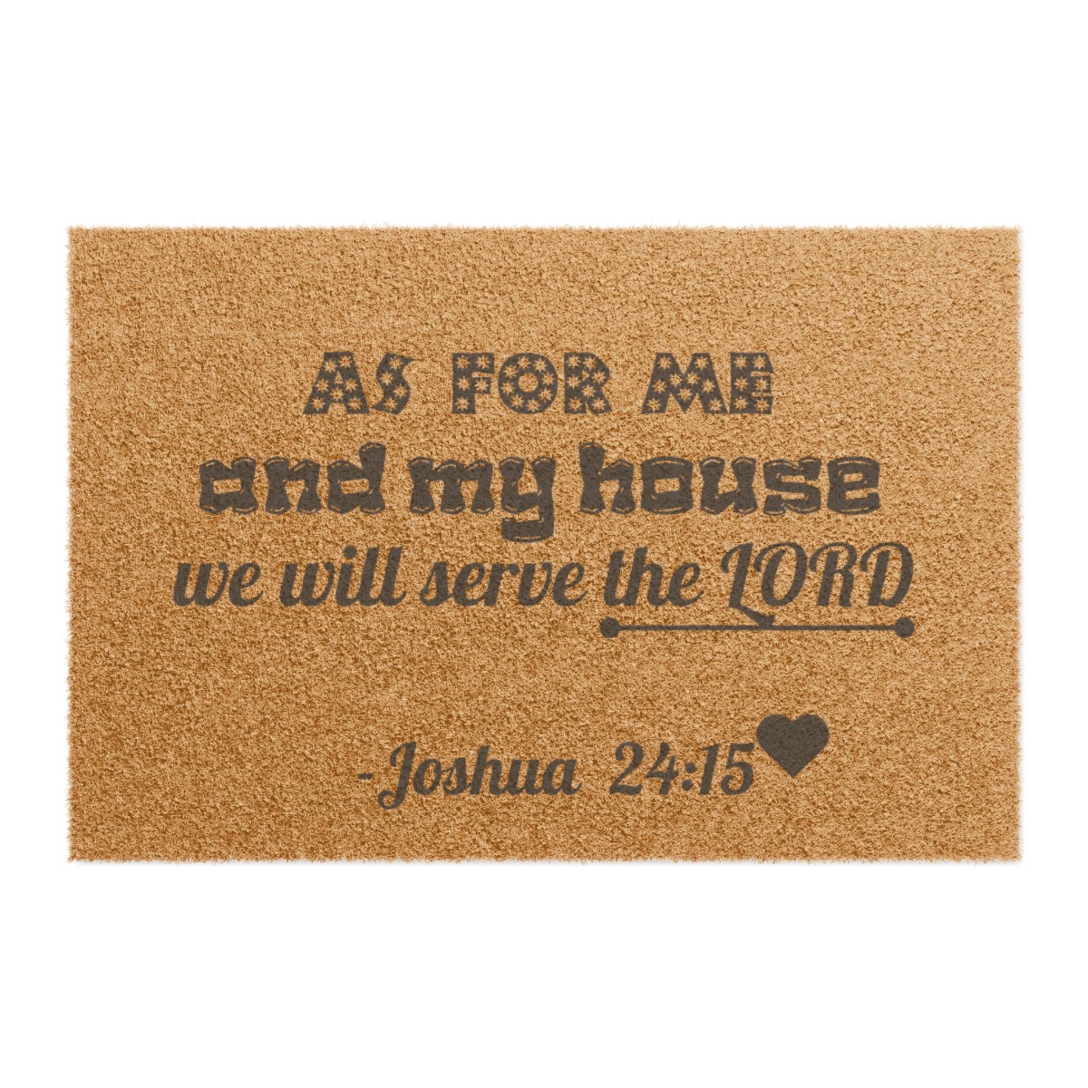 Joshua 24:15 Doormat