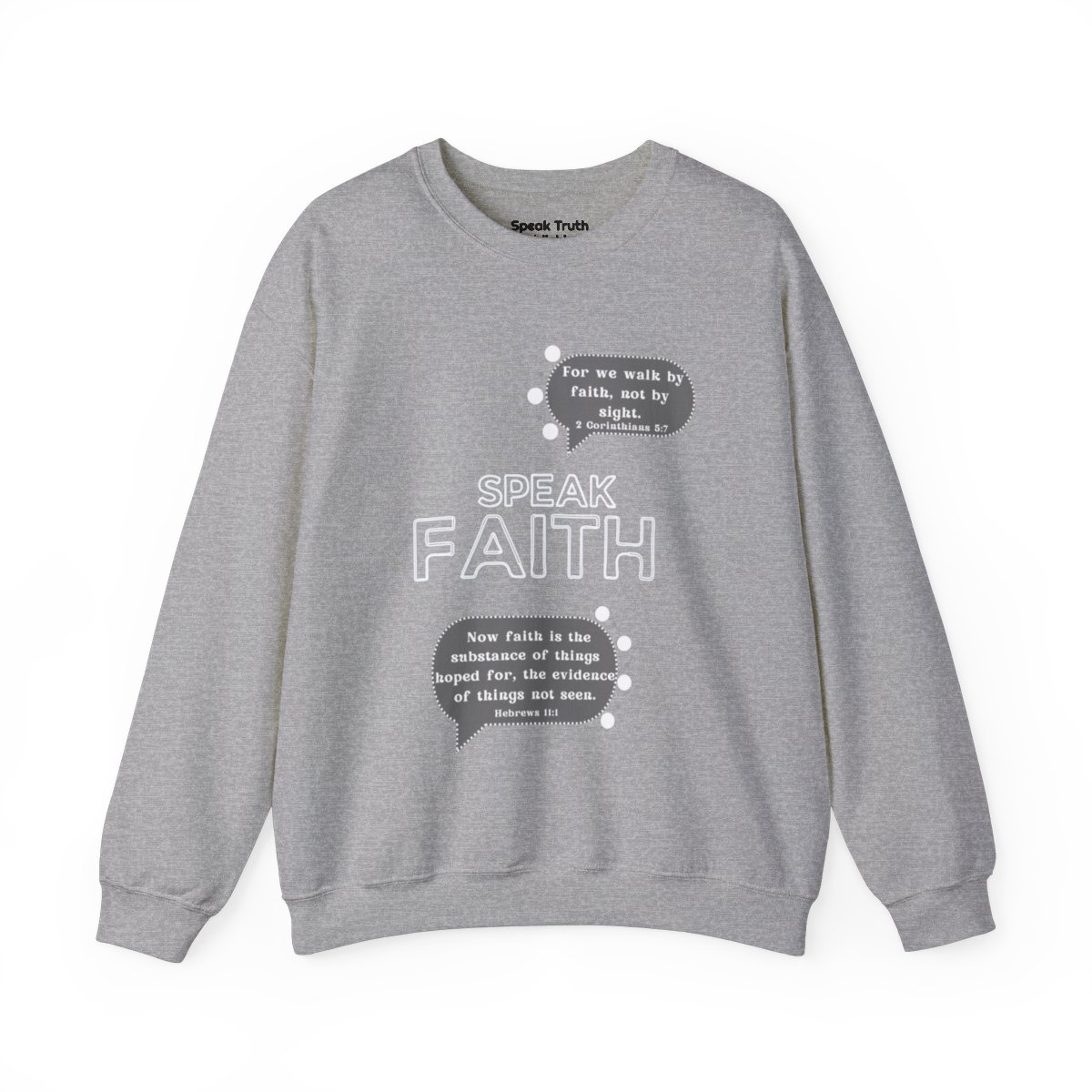 Speak Faith Crewneck Sweatshirt - Image 3